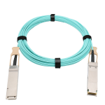 eNet Components MFA1A00-C005-ENC InfiniBand/fibre optic cable 196.9" (5 m) QSFP28 AOC Aqua color