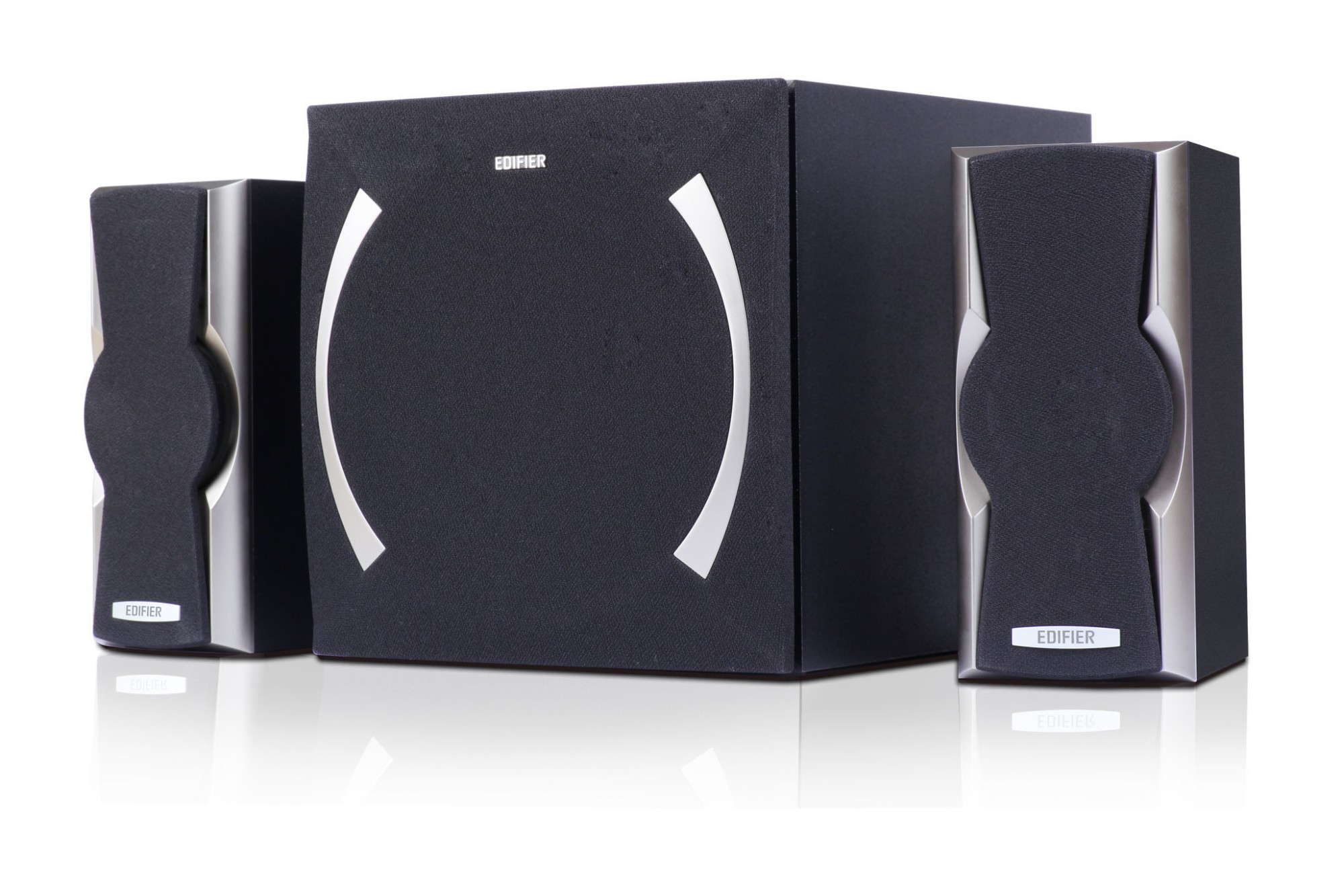 Edifier XM6BT speaker set 2.1 channels 12 W Black, Silver