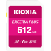 KIOXIA 512GB Exceria plus U3 V30 SD Card