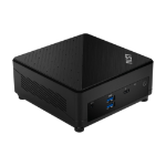 MSI Cubi 12M-024BEU 0.66L sized PC Zwart