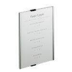 Durable Info Sign Acrylic, Aluminium Silver