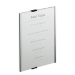 Durable Info Sign Acryl, Aluminium Zilver