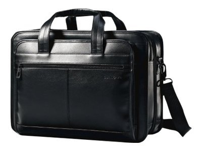 43118-1041 SAMSONITE CORP. 15.6LEATHER EXPANDABLE BUSINESS CASE