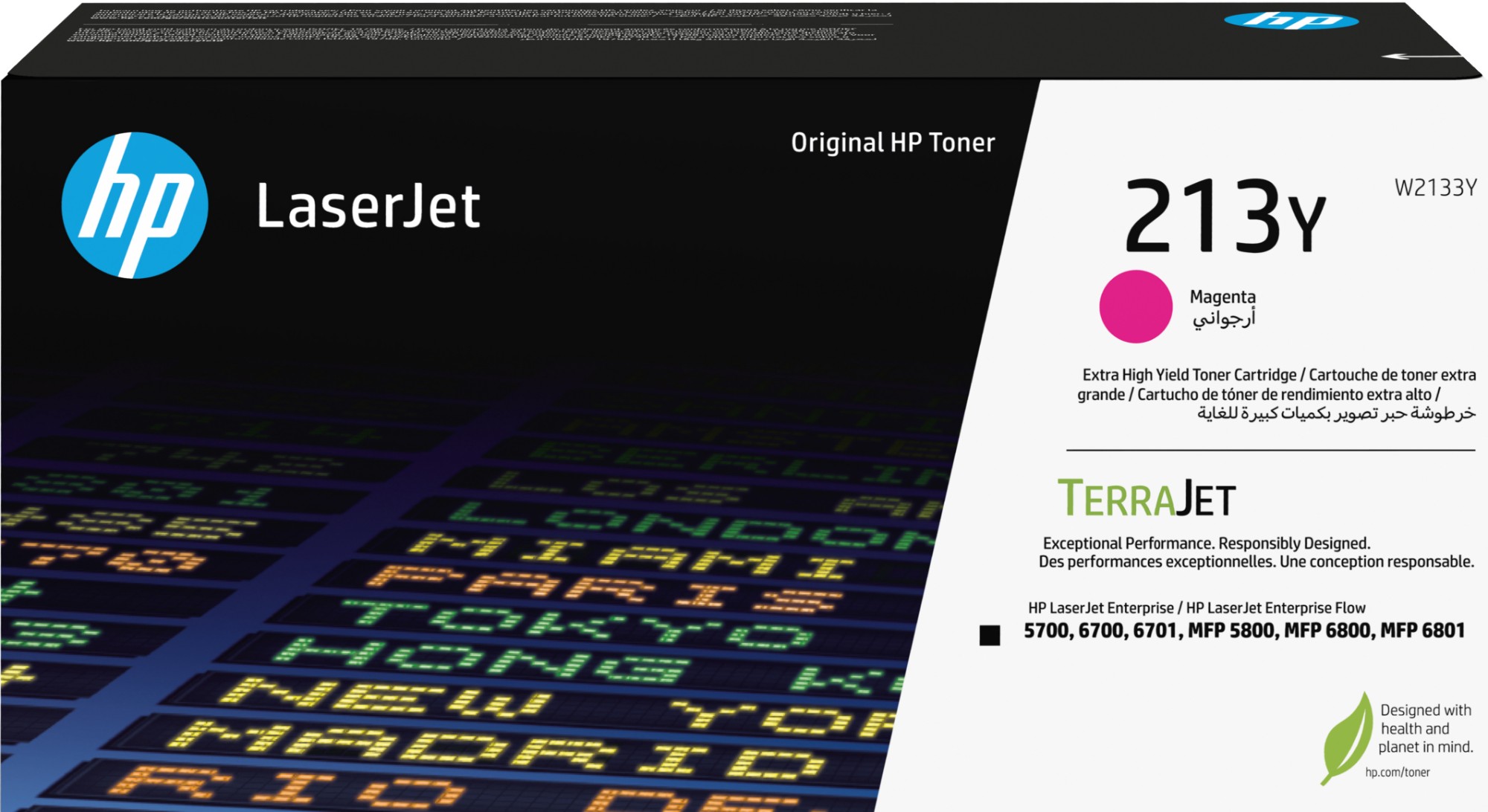 HP W2133Y/213Y Toner cartridge magenta extra High-Capacity, 12K pages ISO/IEC 19798 for HP CLJ X 654/5800/6700/6701
