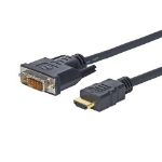 Vivolink PROHDMIDVI3 video cable adapter 3 m HDMI Type A (Standard) DVI-D Black