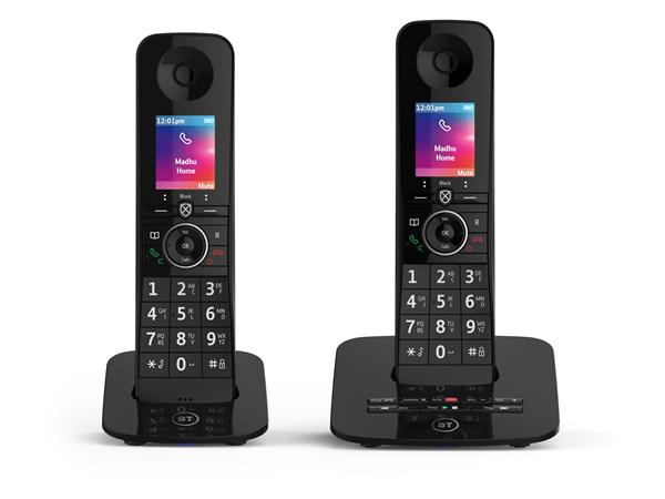 Image of British Telecom D93TWS00 DECT telephone Caller ID Black