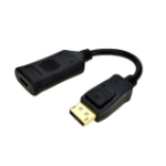 4XEM 4XDPHDMI4K video cable adapter DisplayPort HDMI Black