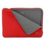 Mobilis 049019 laptoptas 35,6 cm (14") Opbergmap/sleeve Grijs, Rood