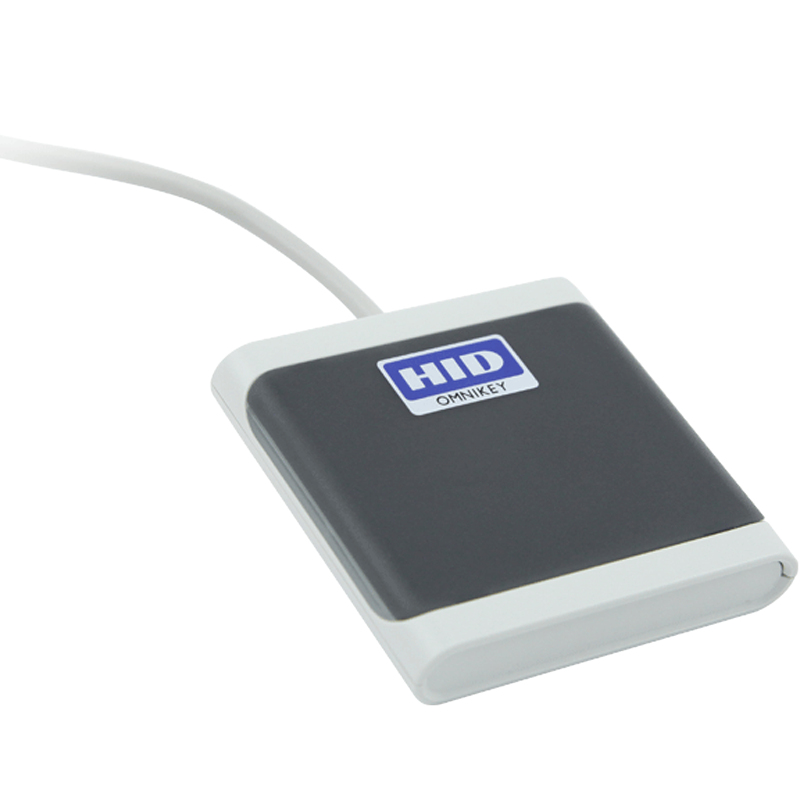 HID Identity OMNIKEY 5025 läsare smarta kort inomhus USB 2.0 Antracit, Grå