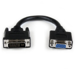 StarTech.com DVIVGAMF8IN video cable adapter 7.99" (0.203 m) DVI-I VGA Black