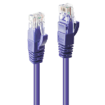 Lindy 0.5m Cat.6 U/UTP Network Cable, Purple