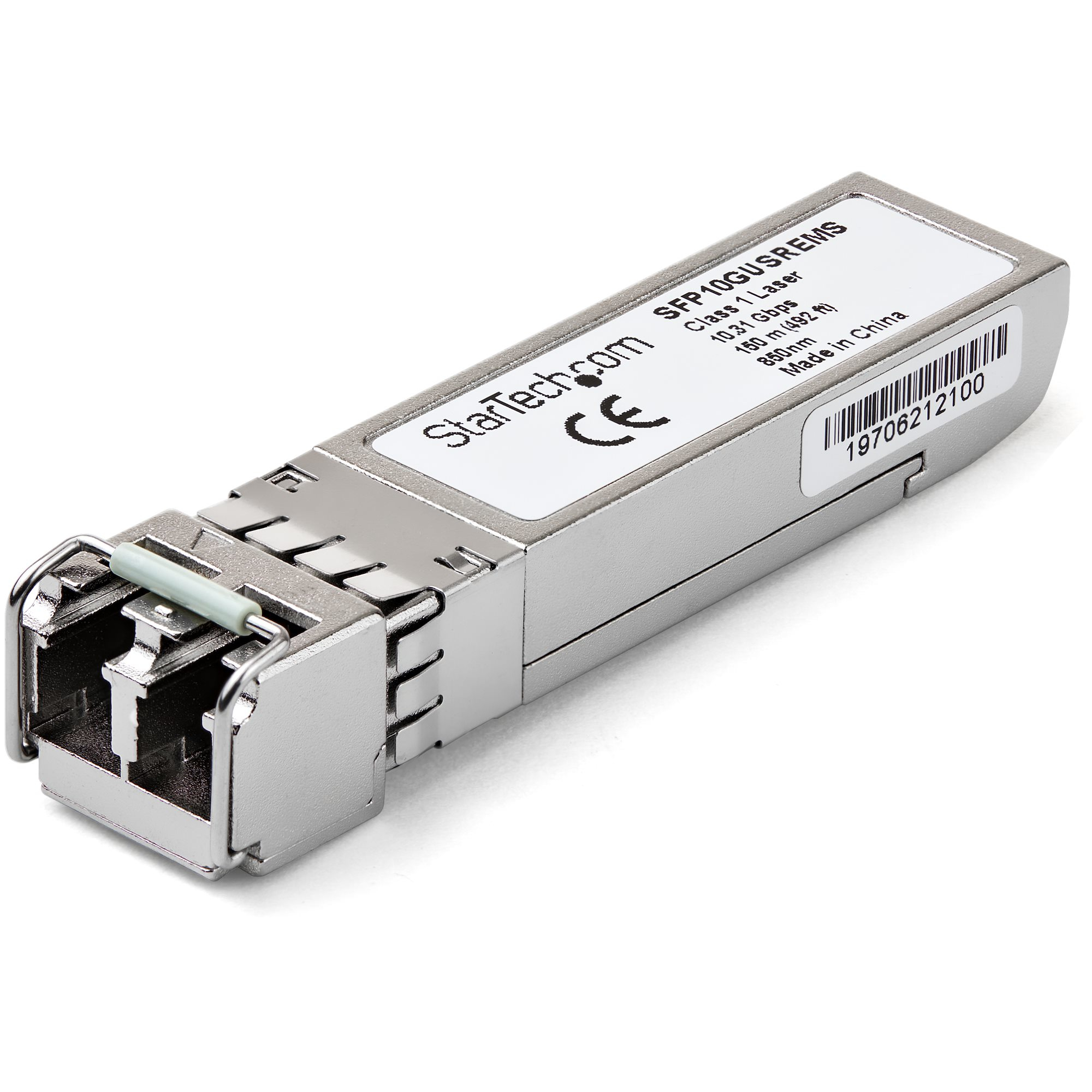 StarTech.com SFP10GUSREMS Compatible 10G SFP+ 150 m Transceiver StarTech.com SFP10GUSREMS Compatible 10G SFP+ 150 m Transceiver