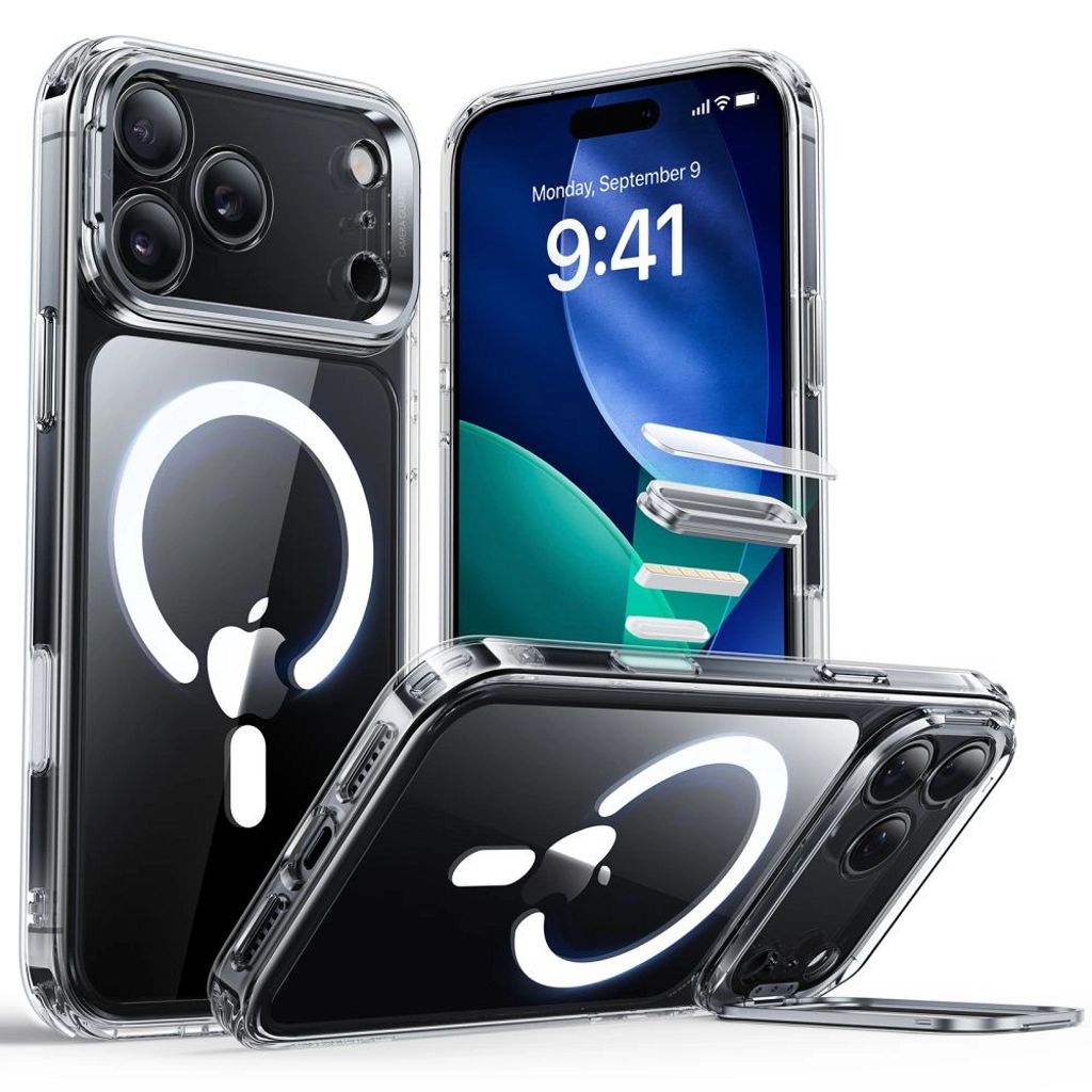 EU Product - Classic Hybrid Kickstand MagSafe Case for iPhone 17 Pro - Clear thumbnail