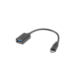 Lanberg AD-OTG-UM-01 USB cable USB 2.0 0.15 m Micro-USB A USB A Black