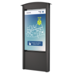 Peerless Smart City Kiosks with 55" Xtreme™ High Bright Outdoor Display