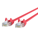 Belkin A3L980-06INREDS networking cable Red 5.91" (0.15 m) Cat6 U/UTP (UTP)