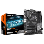 GIGABYTE B550 EAGLE Motherboard - AMD Ryzen 5000 G-Series CPUs, 10+3+1 Phases VRM, up to 3200MHz DDR4, 1xPCIe 4.0 + 1xPCIe 3.0 M.2, 1GbE LAN, USB 3.2 Gen 2