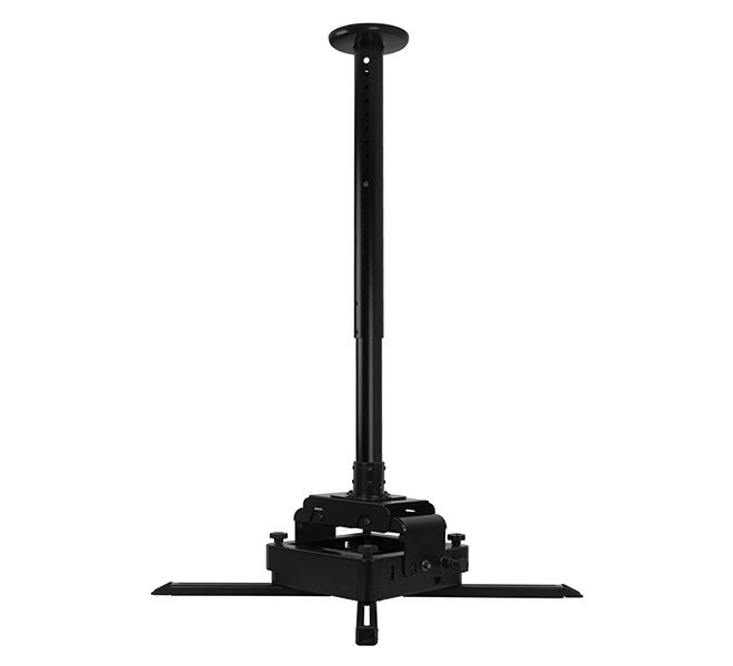 B-Tech Adjustable Drop Heavy Duty projector ceiling mount with Micro-Adjustment