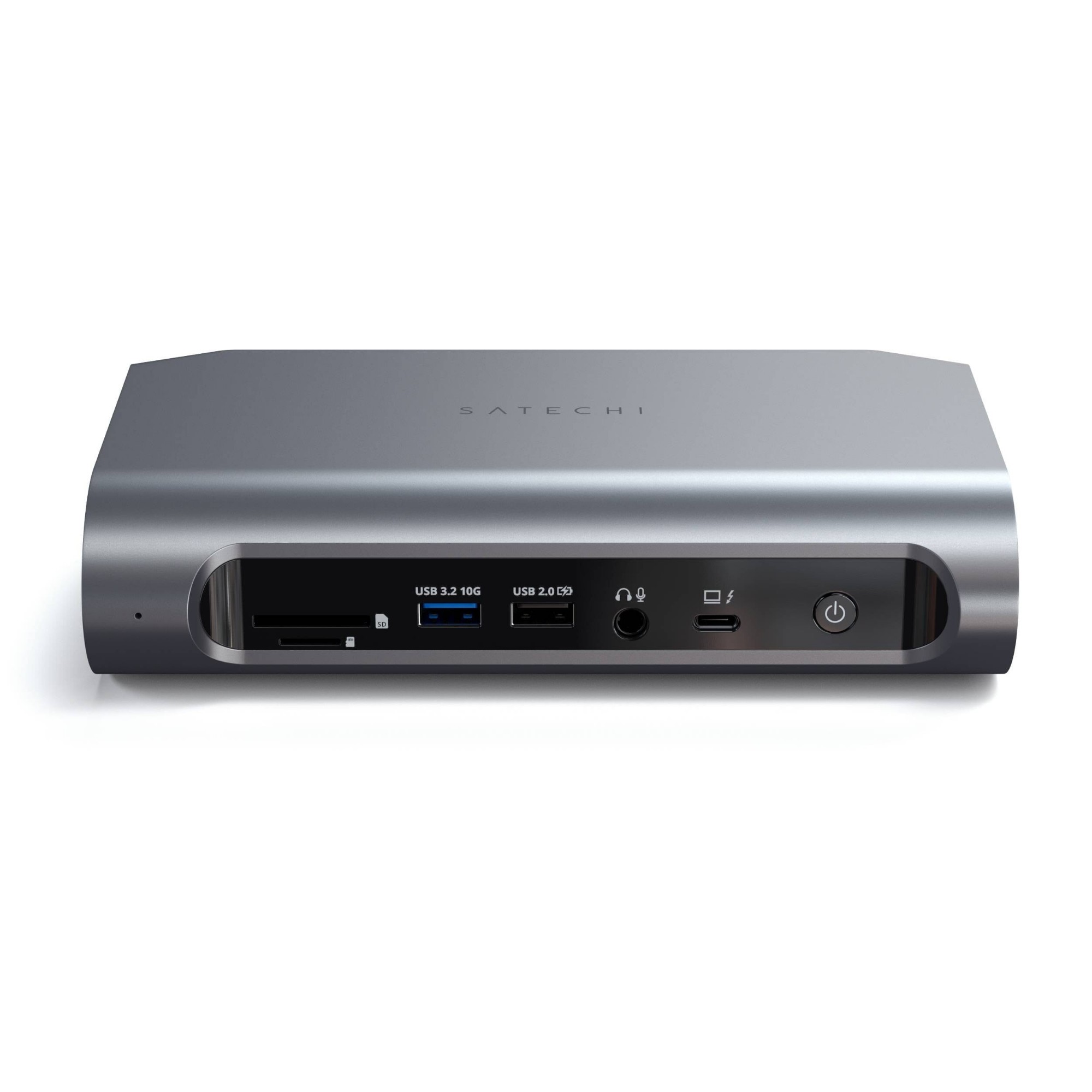ST-DT4PMM-EU SATECHI Thunderbolt 4 Multimedia Pro - Docking - Dock - 3.5 mm - 2500 Mbit/s - Black - Grey - 4K Ultra HD