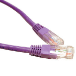 eNet Components Cat5e 7ft networking cable Purple 82.7" (2.1 m)