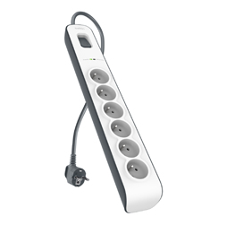 Belkin BSV603ca2m Black. White 6 AC outlet(s) 2 m