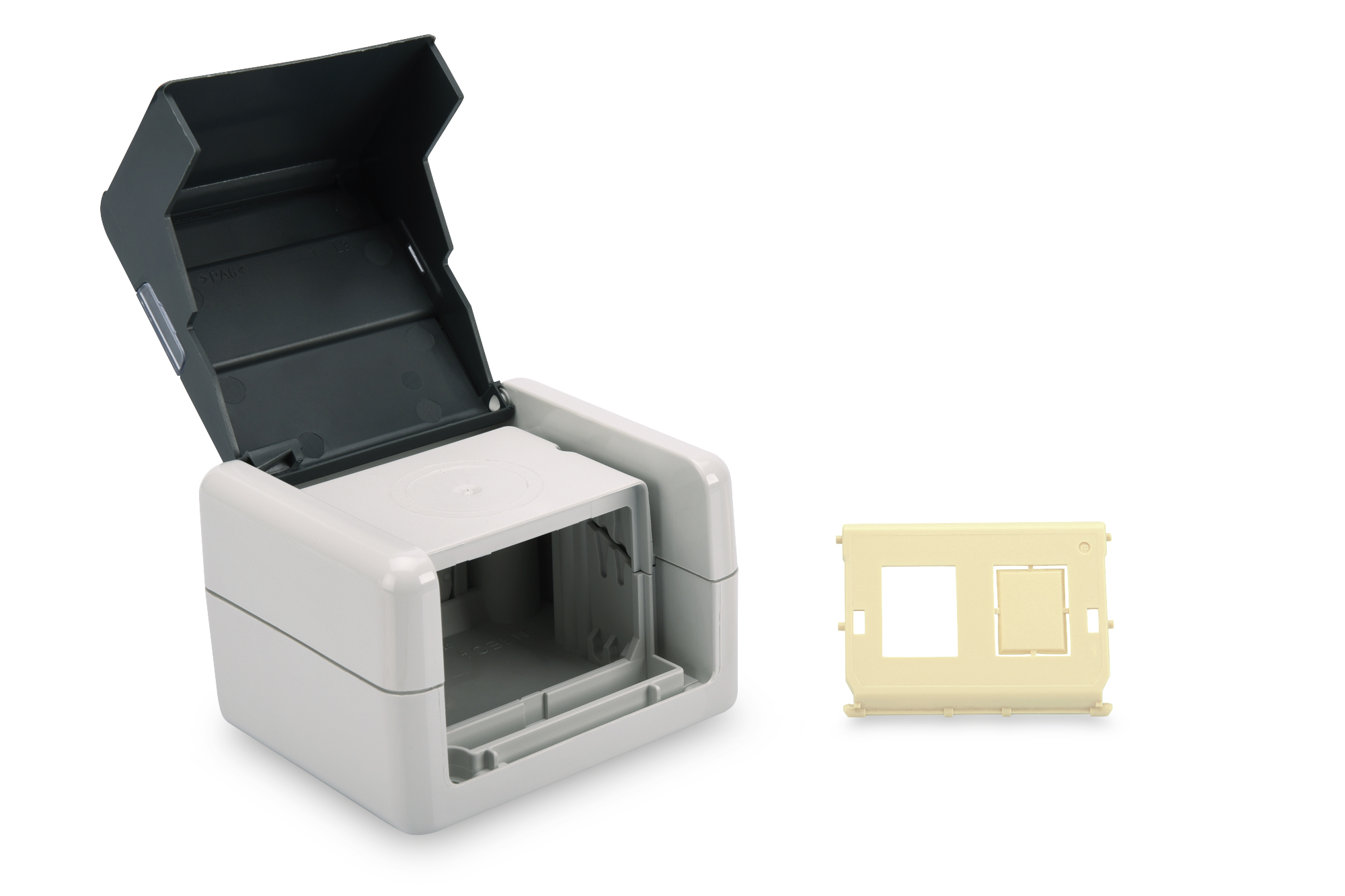 Image of Digitus Outdoor Surface Mount Box with Hinged Lid, incl. Inlet for...