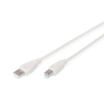 Digitus AK-300102-030-E USB-kabel USB 2.0 3 m USB A USB B 0,48 Gbit/s Beige
