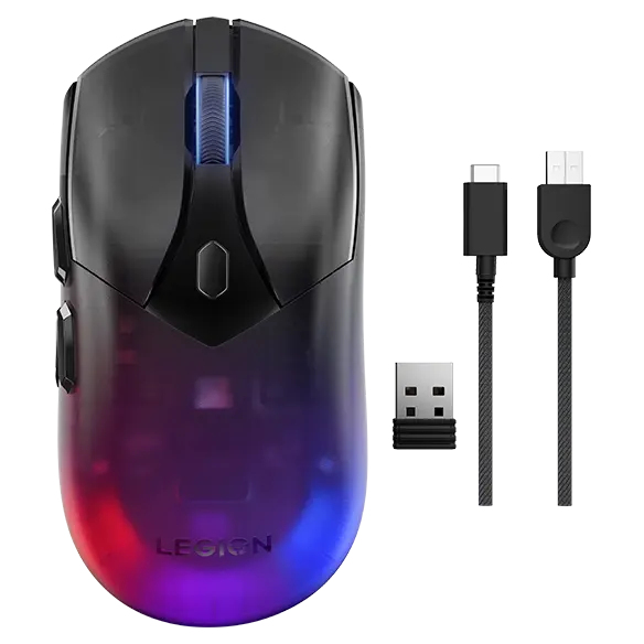 Lenovo Legion M410 Mouse Gaming Ambidextrous RF Wireless + USB Type-C