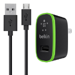 Belkin F8M886TT04-BLK mobile device charger Universal Black, Green AC Indoor