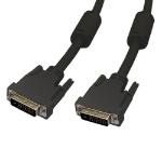 Videk DVI-D Plug to Plug Dual Link Digital Monitor Cable 5m-Black