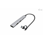 i-tec USB-C/USB-A Metal HUB 1x USB 3.0 + 3x USB 2.0
