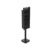 Ergonomic Solutions SpacePole Kiosk Single sided Microtouch QSR kiosk w/ scanner