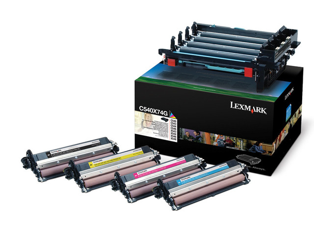 Lexmark Black/Colour C540 Imaging Kit (4 Pack) C540X74G