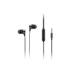 Lenovo 4XD1J77352 headphones/headset Wired In-ear Office/Call center Black
