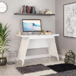 Teknik Towson Trestle Home Office Desk W1200 x D550 x H774mm White - 7700002 DD