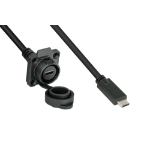 Alcasa IC01-16U3102-010 USB-kabel USB 3.2 Gen 2 (3.1 Gen 2) 1 m USB C Zwart
