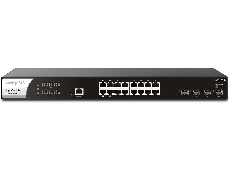 Photos - Other for Computer DrayTek 16 x 2.5 GbE ports  and 4 x 10Gbps SFP+. La VSP (4 PoE++ / 12 PoE+)