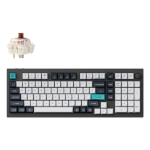 Keychron Q5 Max keyboard Universal USB + RF Wireless + Bluetooth QWERTY UK English Black, White