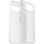 OtterBox Symmetry Series Clear for Pixel 8, Stardust (Clear Glitter)