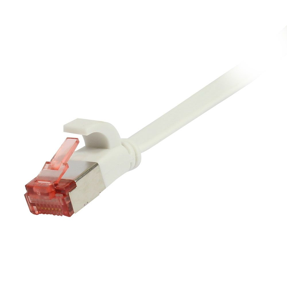 EU Product - Patchkabel RJ45 Cat6 250Mhz weiss FTP U/FTP TPE Superflex - Cable - Digital thumbnail