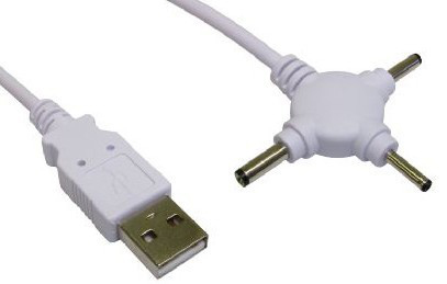 Cables Direct 1.5m USB 2 Power Adaptor power adapter/inverter Indoor White