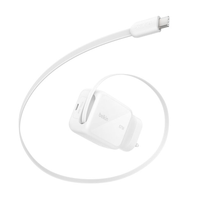 67W USB-C RETRACTABLE WALL CHARGER thumbnail