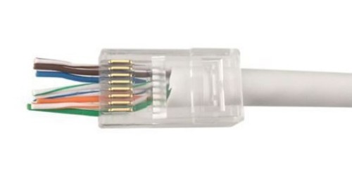 Microconnect KON505-50EZ wire connector RJ-45 Transparent