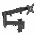 Atdec AWMS-DW-B monitor mount / stand Black Wall