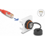DeLOCK Easy 45 Module Network RJ45 Cat.6A, 45 x 45 mm