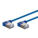 Monoprice 31017 networking cable Blue 23.6" (0.6 m) Cat6a S/FTP (S-STP)