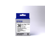 Epson Label Cartridge Magnetic LK-7WB2, zwart/wit 36 mm (1,5 m)