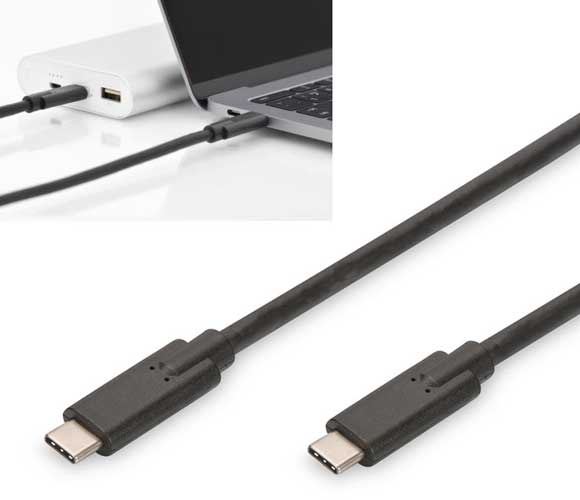 FDL 3M USB C/M - C/M DATA & CHARGE CABLE - GEN.1 - 5GB / 60W