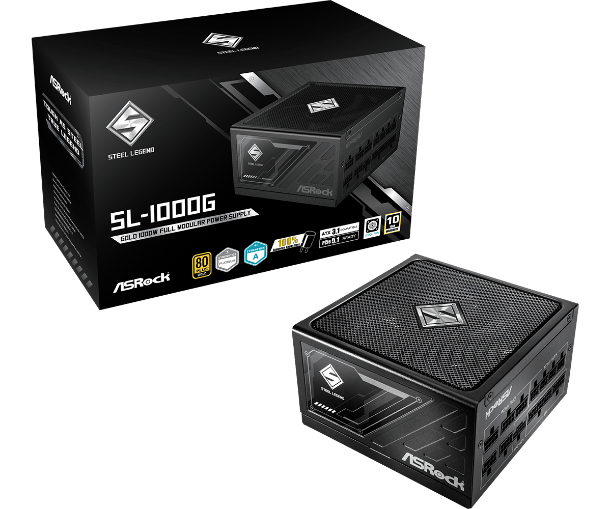 Asrock SL-1000G power supply unit 1000 W 24-pin ATX ATX Black