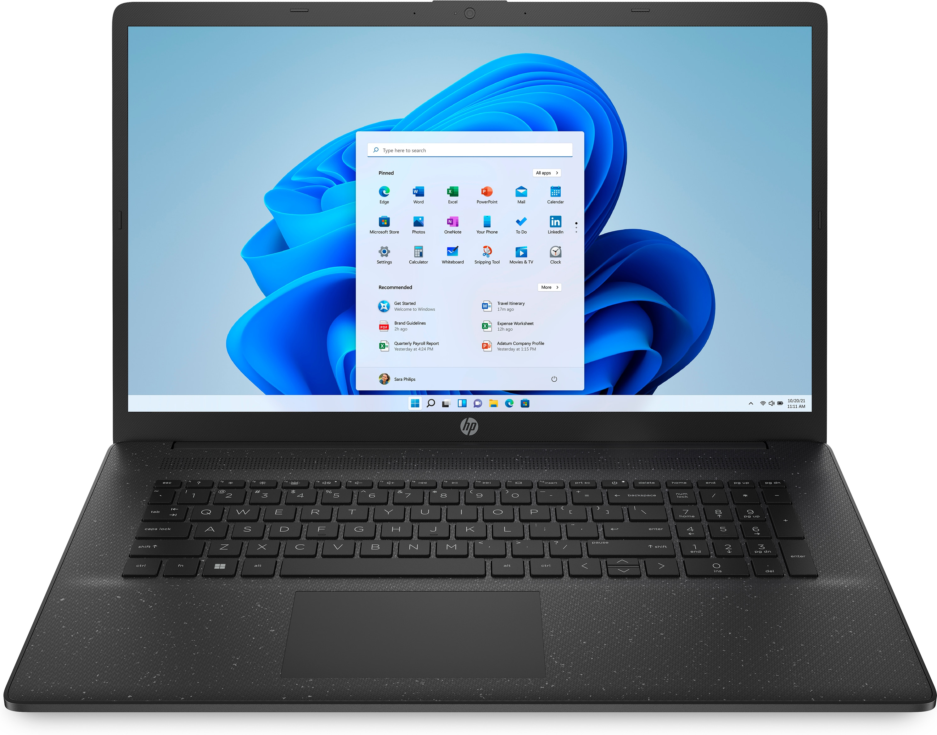 Image of HP 17-cn0534sa Laptop 43.9 cm (17.3") Full HD Intel® Pentium®...